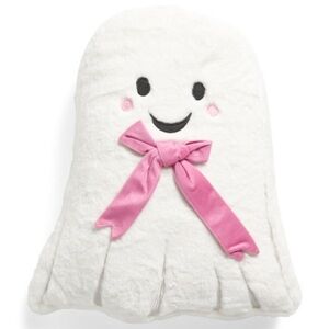 NEW Envogue Ghost with a Pink Bow Halloween Pillow